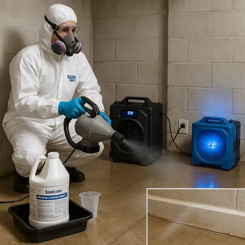 Sanitization and Odor Removal process in Stillman Valley, IL